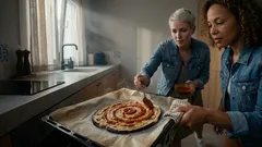 Pizza de beringela no forno: a base leve que não fica ensopada