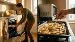 Como reaquecer batatas fritas para voltarem a ficar estaladiças: a regra do calor seco