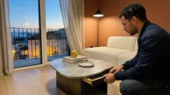 A mesa de centro deixa de passar despercebida: as tendências de 2026 que vão mudar a sala