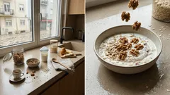 Nozes ao pequeno-almoço: o que muda na energia e na saciedade (e qual é a dose certa)